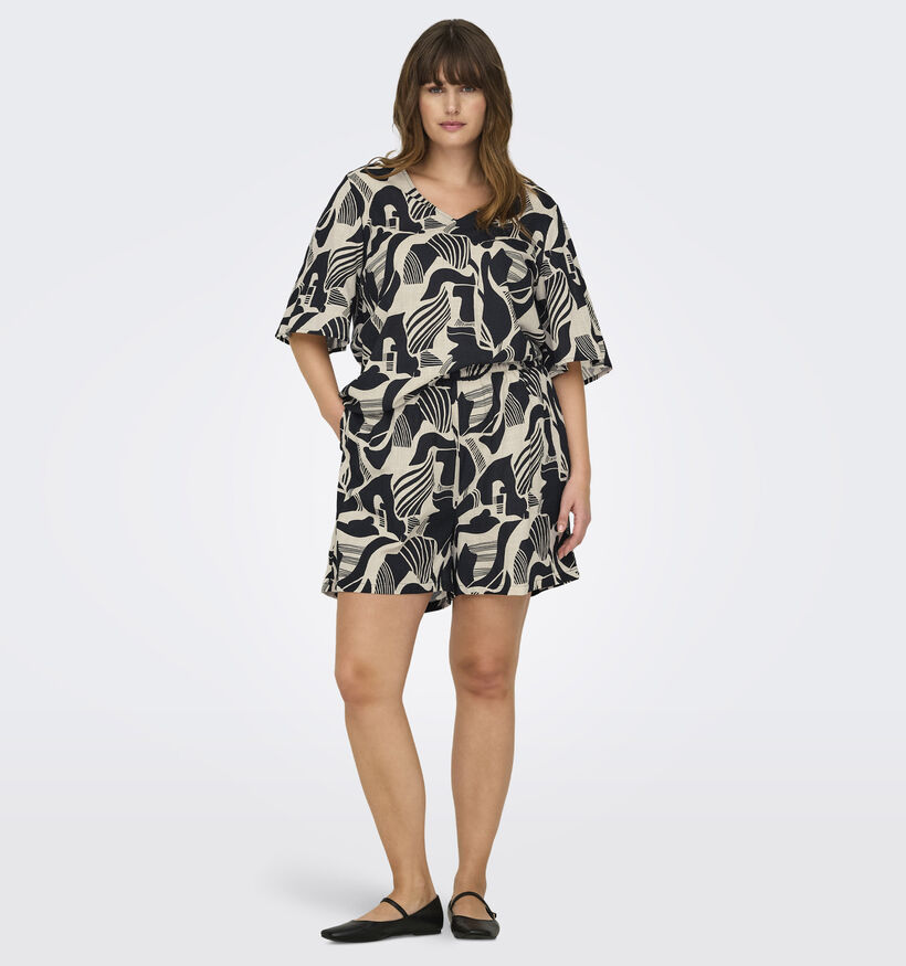 ONLY Carmakoma Malusi Zwarte Blouse voor dames (358234)