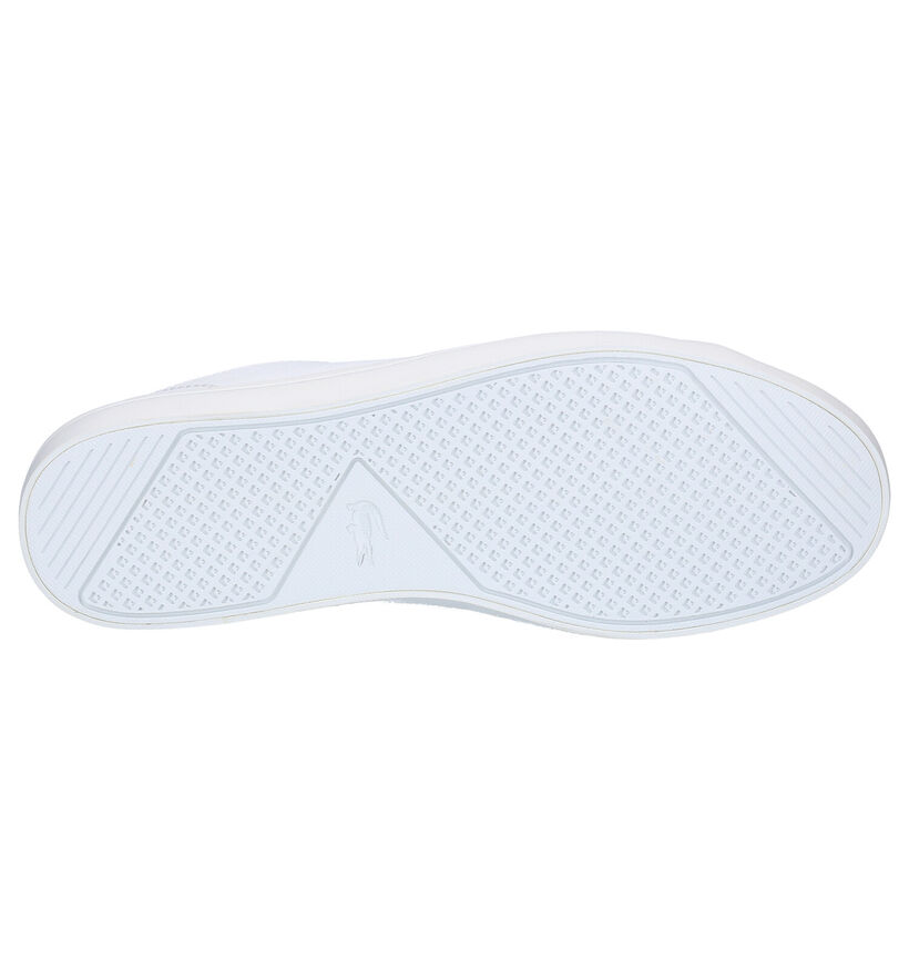 Lacoste Straightset Baskets en Blanc en cuir (287012)