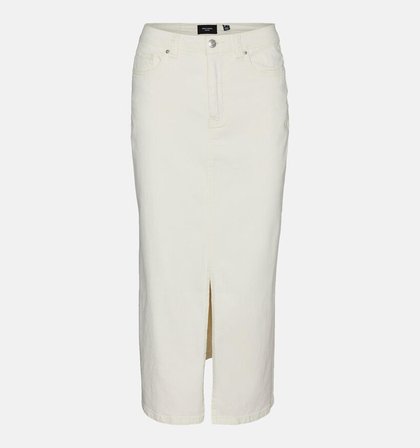 Vero Moda Lucky Jeans Jupe en Écru (331804)