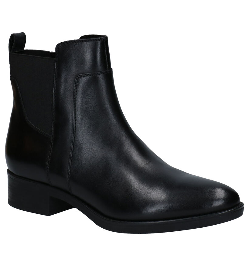 Geox Zwarte Chelsea Boots voor dames (278873)