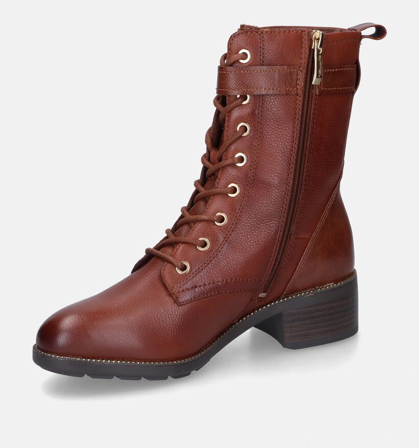 Tamaris Boots à lacets en Cognac pour femmes (315425)