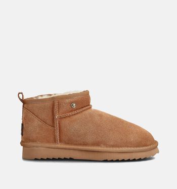 Warmbat Boots Cognac/Taupe/Rose