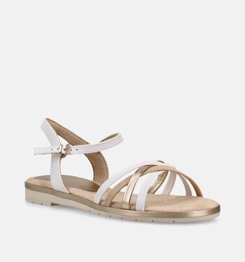 Marco Tozzi Sandalen Wit/Brons