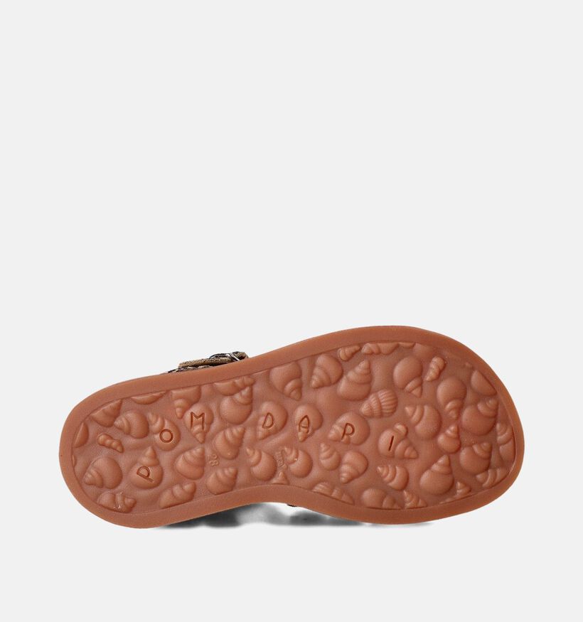 Pom d'Api Plagette Strap Sandales en Brun pour filles (354613)