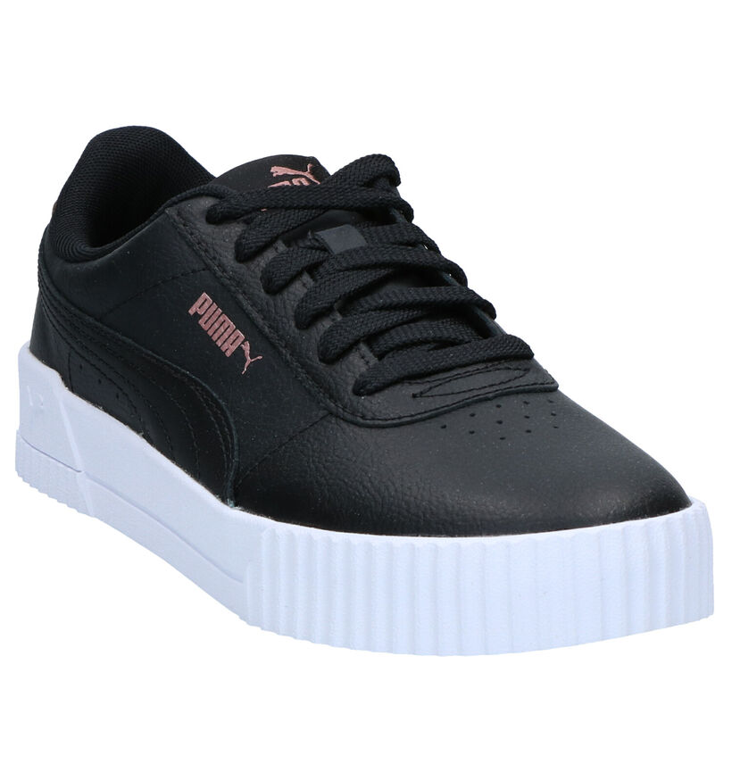 Puma Carina Zwarte Sneakers in kunstleer (265524)