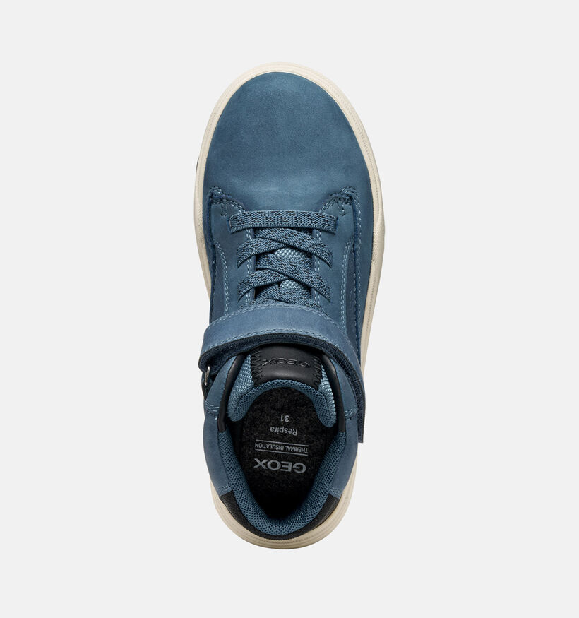 Geox Bunshee Chaussures hautes en Noir Geox Bunshee Chaussures hautes en Bleu pour garçons (361946) - pour semelles orthopédiques