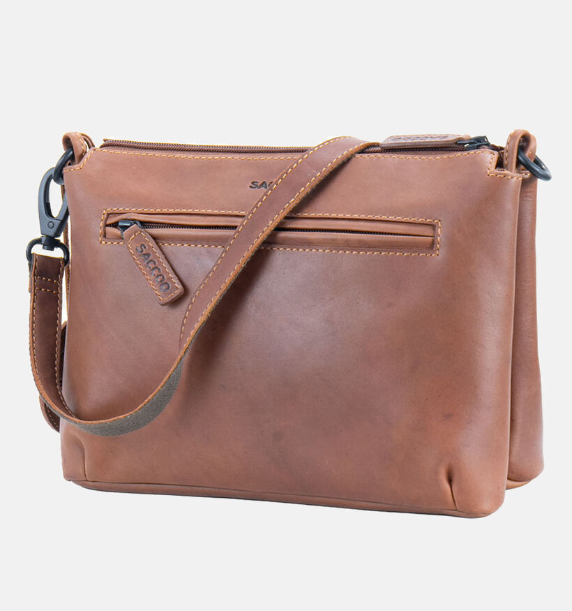 Saccoo Arano Cognac Crossbody Tas voor dames (375168)