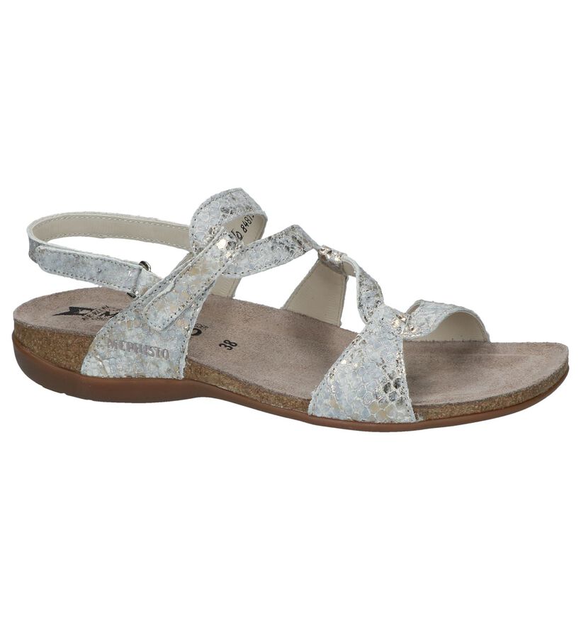 Beige Sandalen Mephisto Adelie in leer (246556)