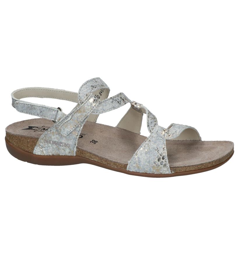 Beige Sandalen Mephisto Adelie in leer (246556)