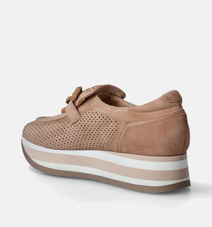 Softwaves Cognac Instappers voor dames (357258) - geschikt voor steunzolen