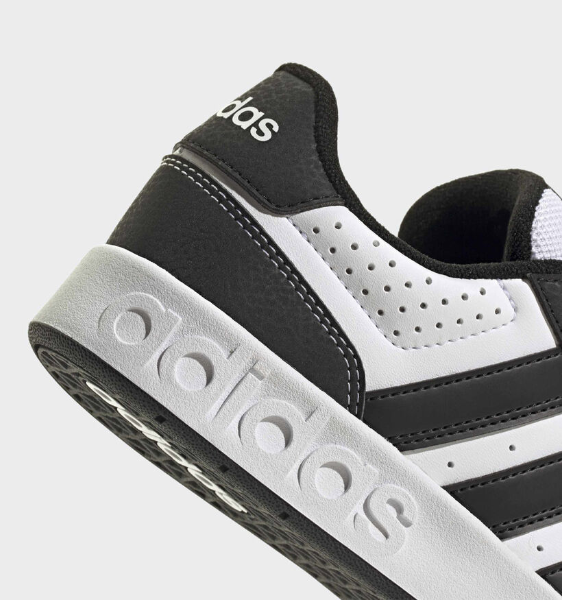 adidas Breakbase Witte/Zwarte Sneakers voor meisjes, jongens (366825) - geschikt voor steunzolen