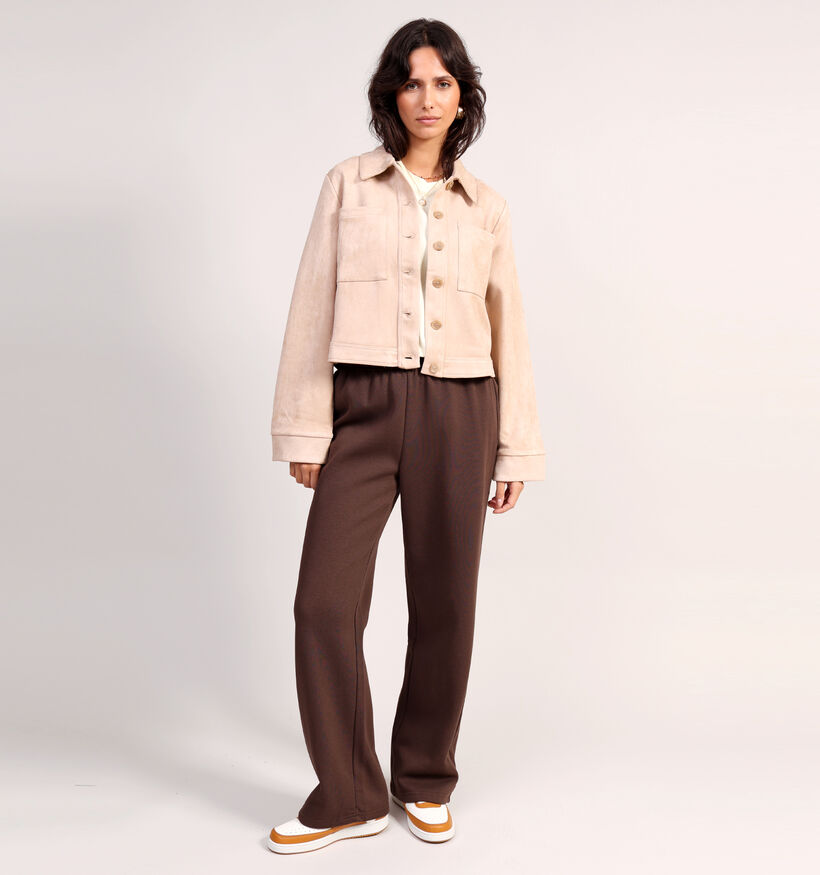 Vila Vilde Manteau court en Beige pour femmes (365579)