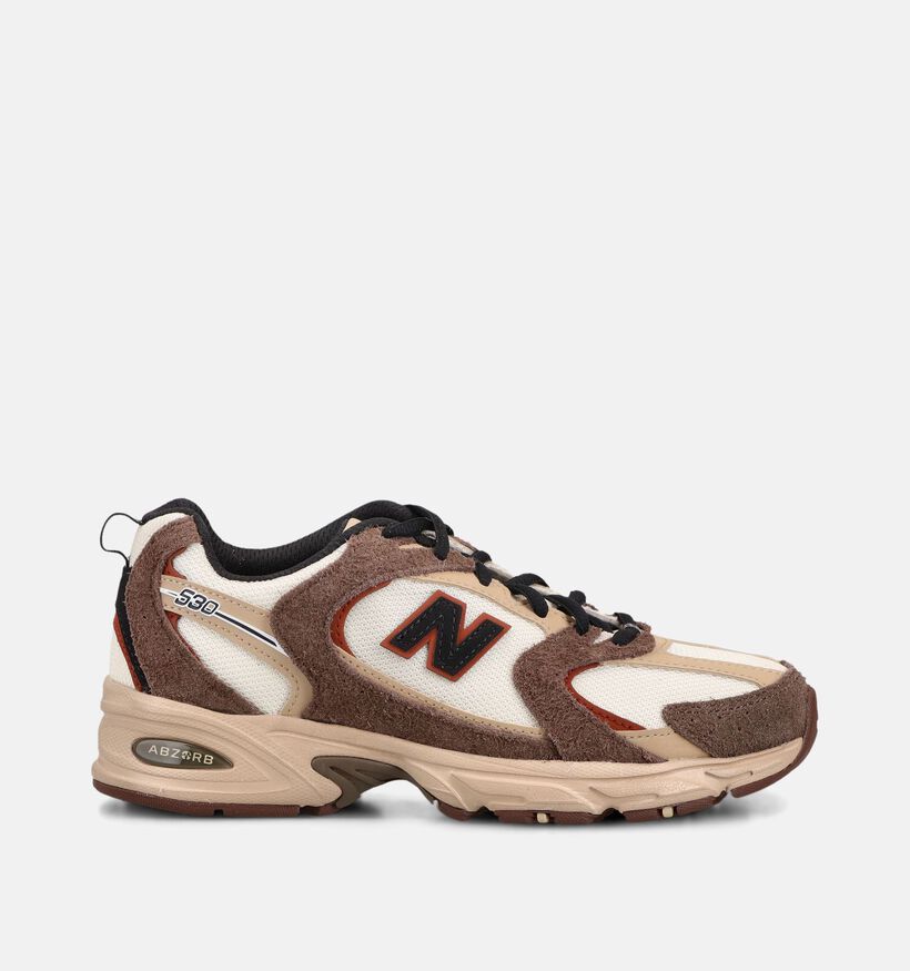 New Balance 530 Baskets sportives en Marron pour femmes (375002) - pour semelles orthop&eacute;diques
