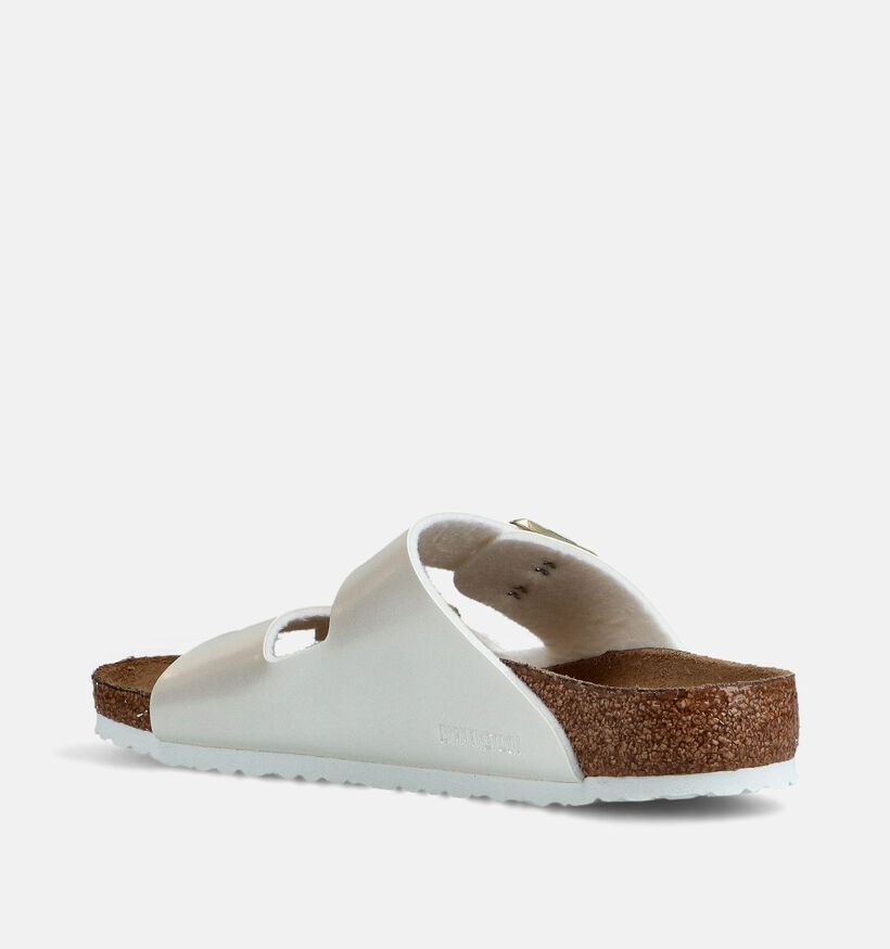 Birkenstock Arizona Witte Slippers voor meisjes (368281)