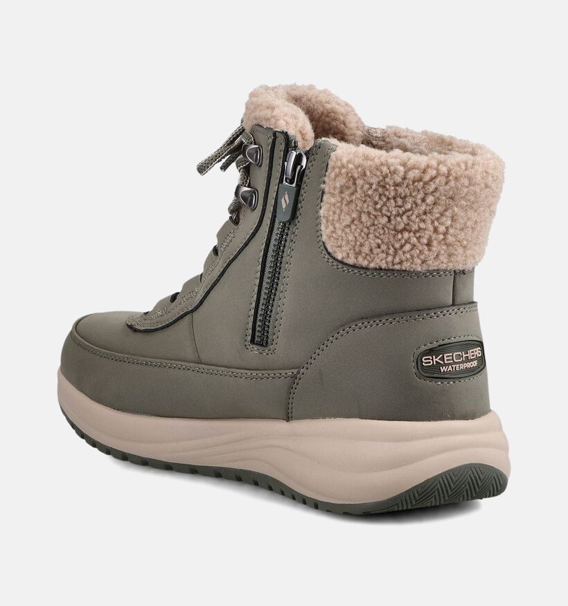 Skechers On-The-Go Stellar Kakigroene Boots voor dames (378080)