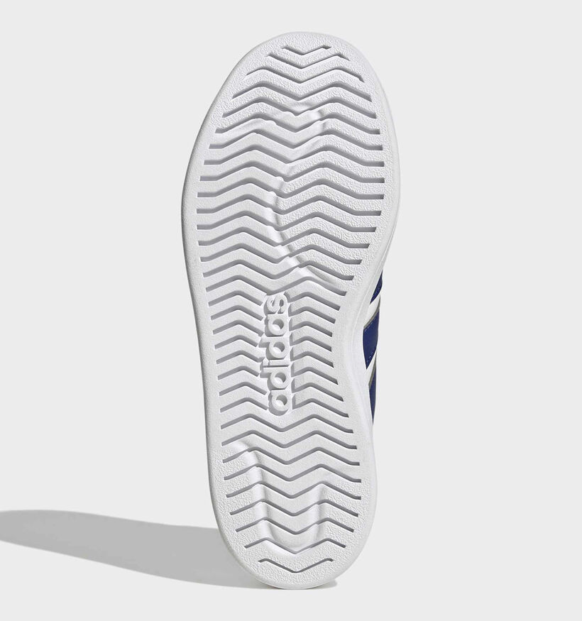 adidas Streettalk Witte/Donkerblauwe Sneakers voor jongens (380612)