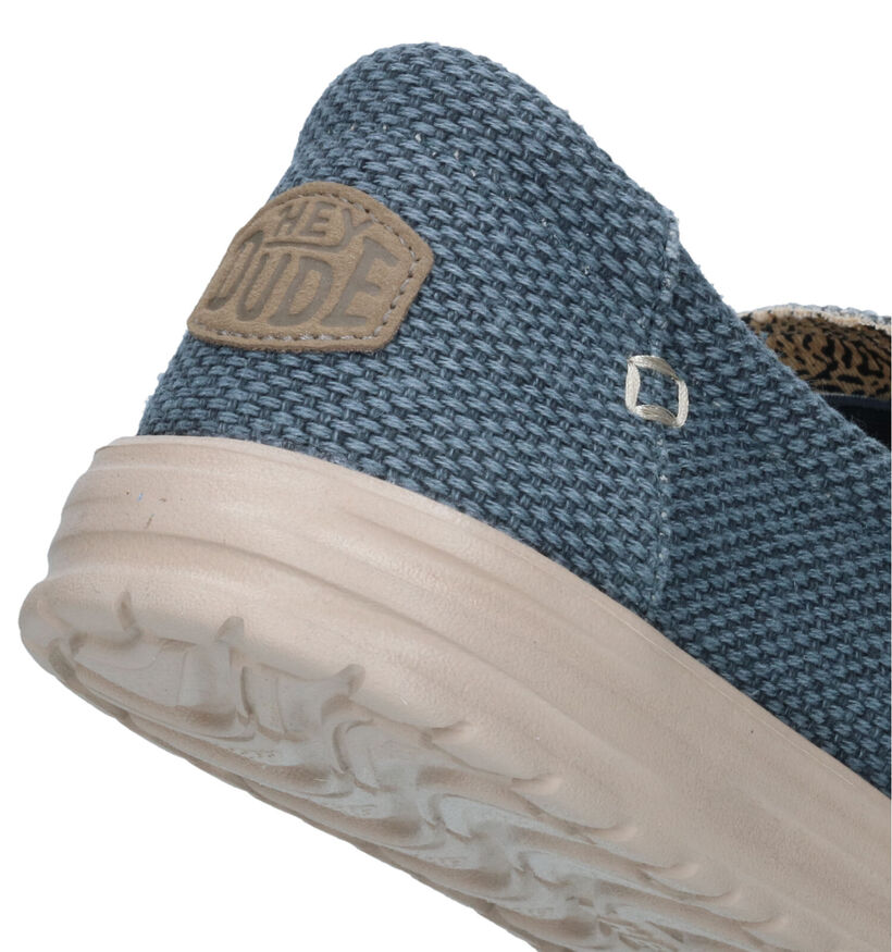 HEYDUDE Mikka Braided Mocassins en Vert kaki pour hommes (324859) - pour semelles orthopédiques