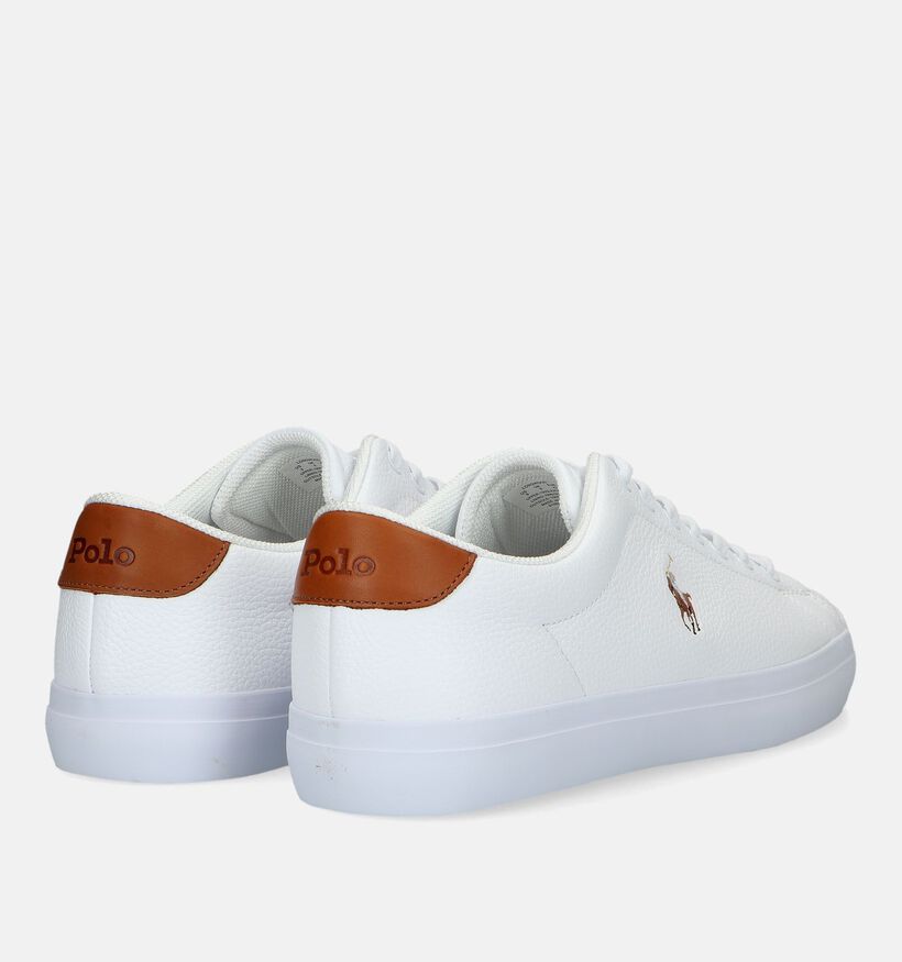 Polo Ralph Lauren Longwood Chaussures à lacets en Blanc pour hommes (330027) - pour semelles orthopédiques