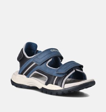 Geox Respira Sandalen Zwart/Blauw