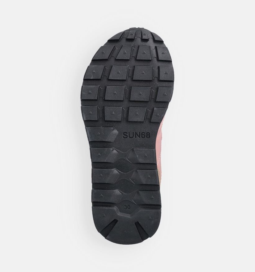 Sun68 Stargirl Roze Lage Sneakers voor meisjes (369103) - geschikt voor steunzolen