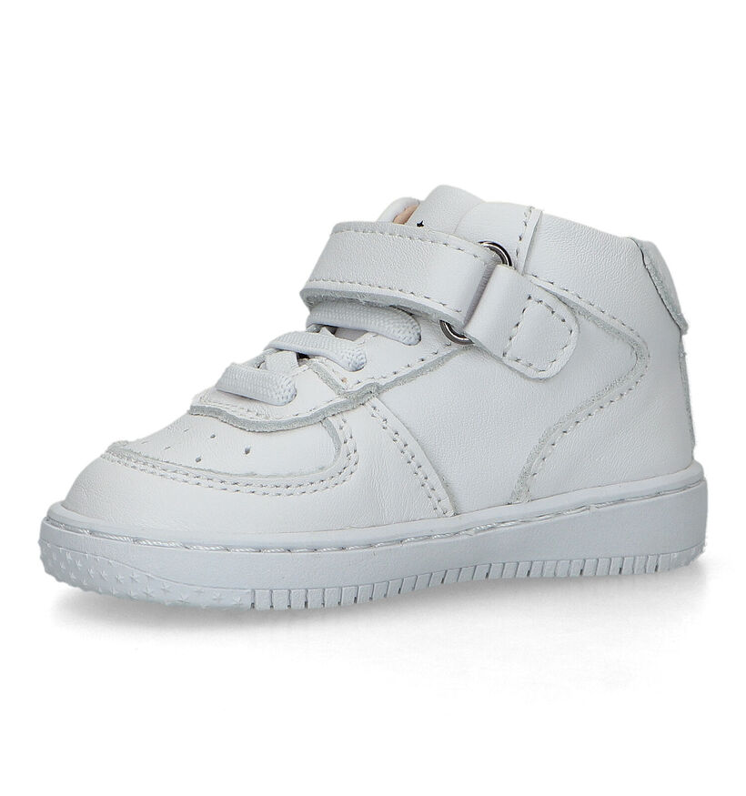 Shoesme Witte Sneakers voor jongens, meisjes (320454) - geschikt voor steunzolen