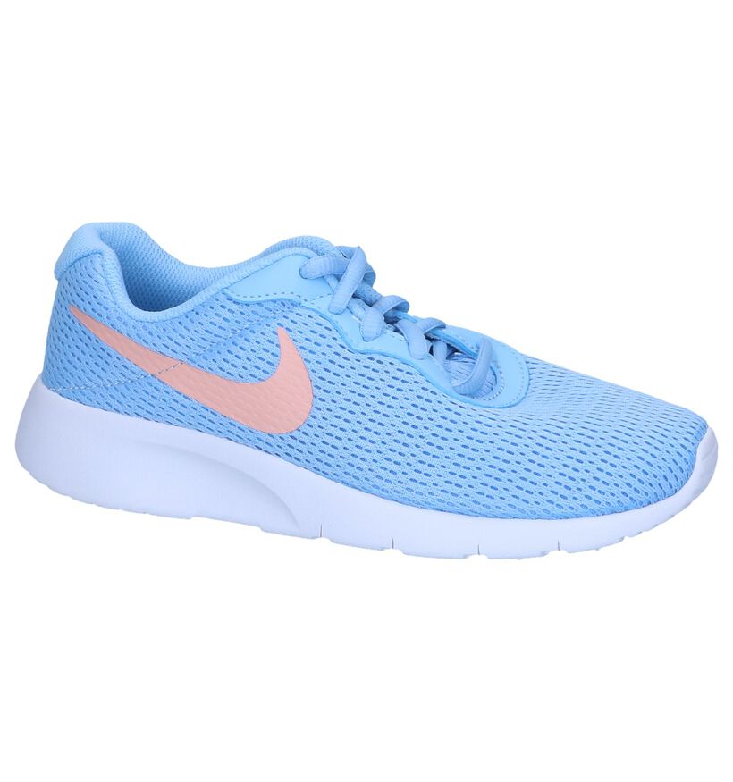 Pastelblauwe Sneakers Nike Tanjun in stof (249849)