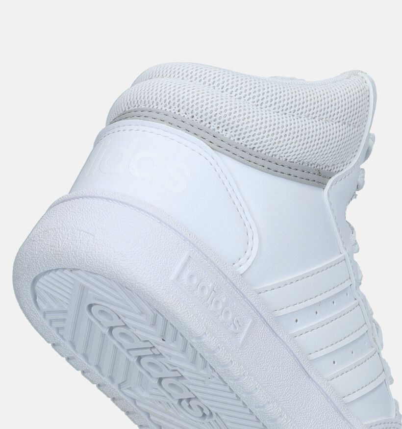 adidas Hoops 3.0 MID K Witte Hoge sneakers voor jongens, meisjes (341639)