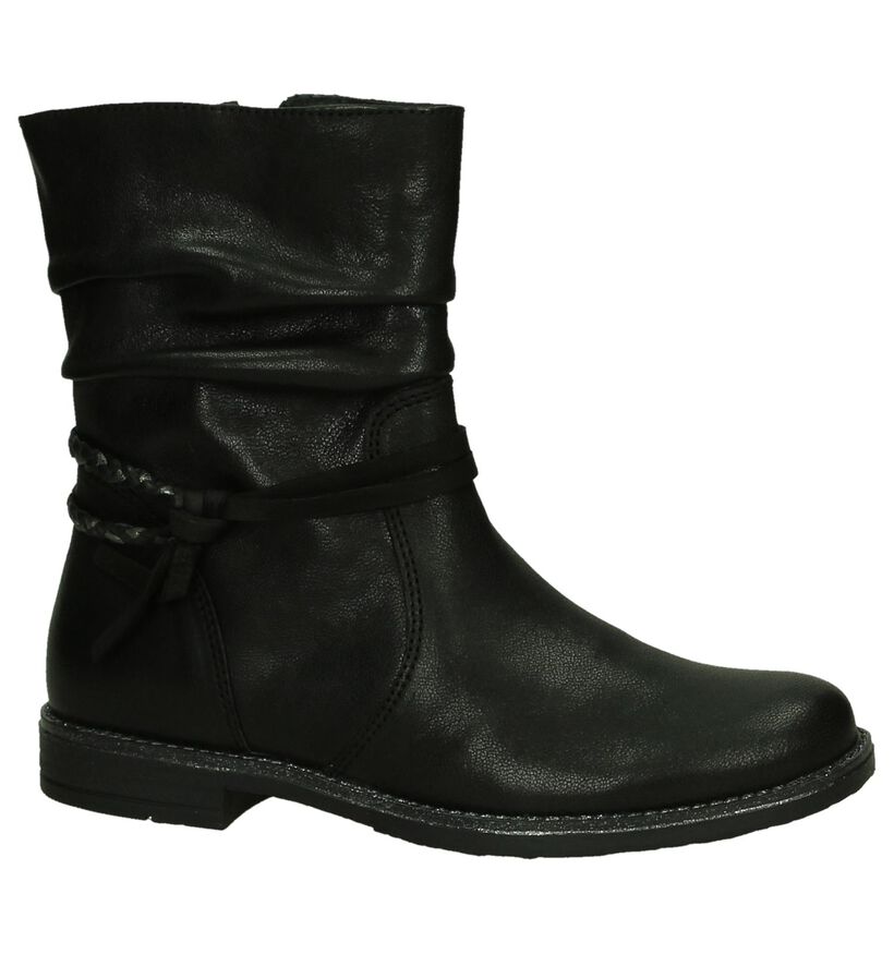 Milo & Mila Bottes basses en Noir en cuir (204660)