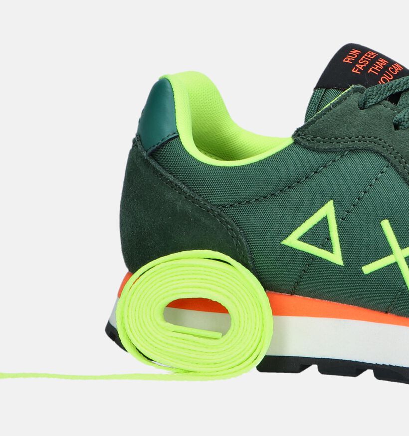 Sun 68 Tom Fluo Groene Sneakers voor heren (345742) - geschikt voor steunzolen