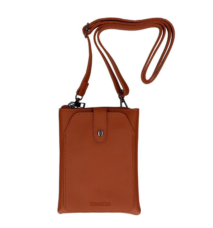 Signatur Roze Crossbody Telefoontasje in kunstleer (325878)