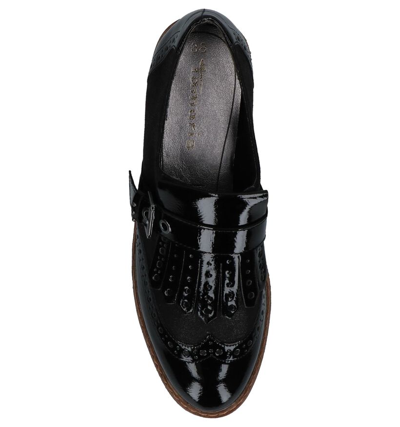 Tamaris Chaussures slip-on en Noir en cuir (226782)