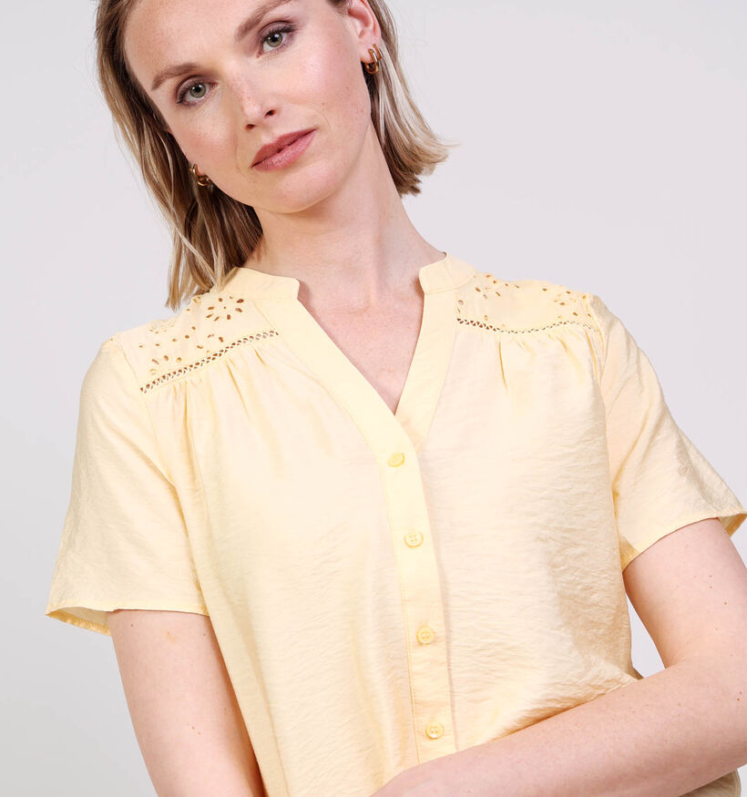 Vero Moda Josie Gele T-shirt voor dames (369388)