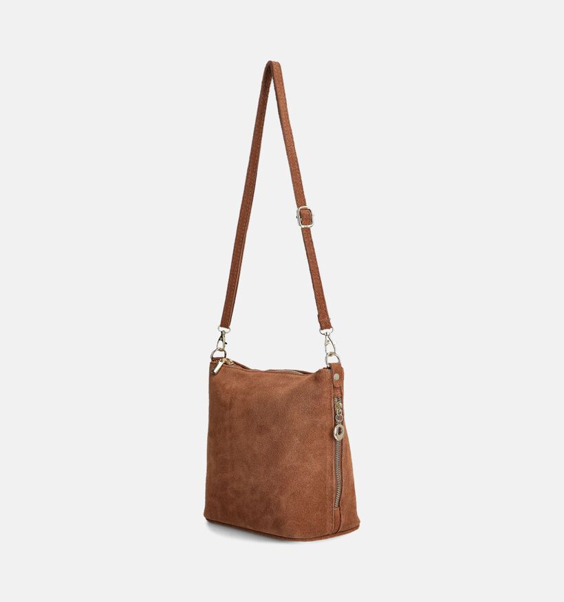 Via Limone Bruine Schoudertas voor dames (367751)