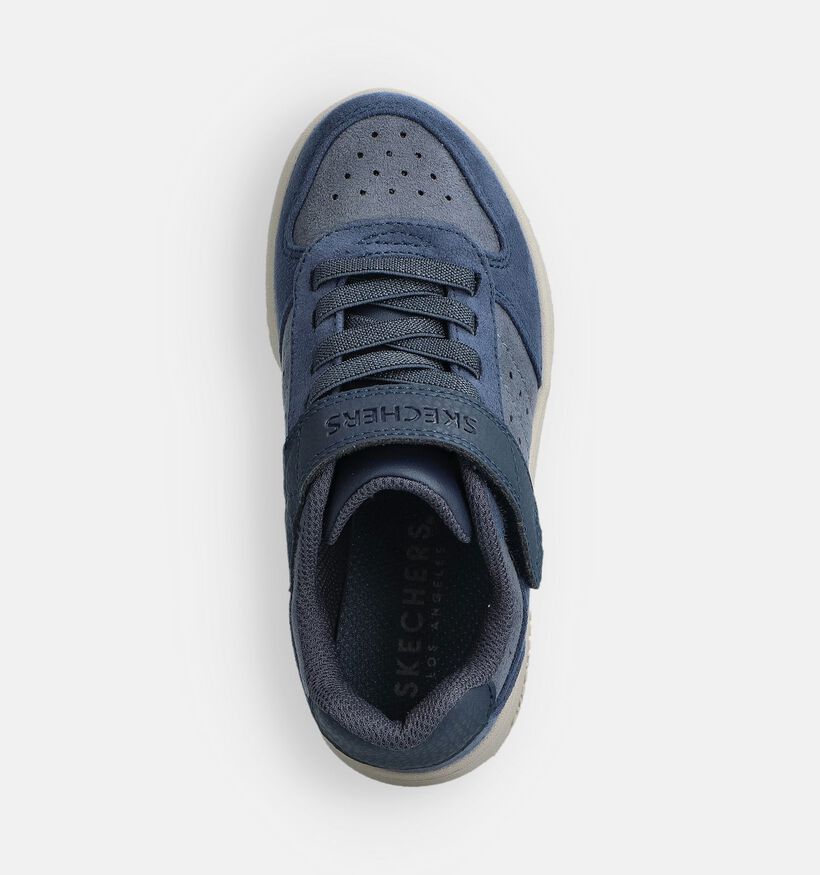 Skechers Quick Street Smooth Avenue Donkerblauwe sneakers voor jongens (366305)