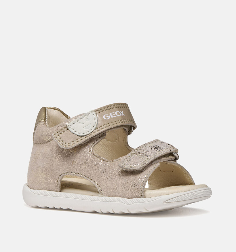 Geox B Macchia Gir Sandales pour b&eacute;b&eacute; en Beige pour filles (368873)