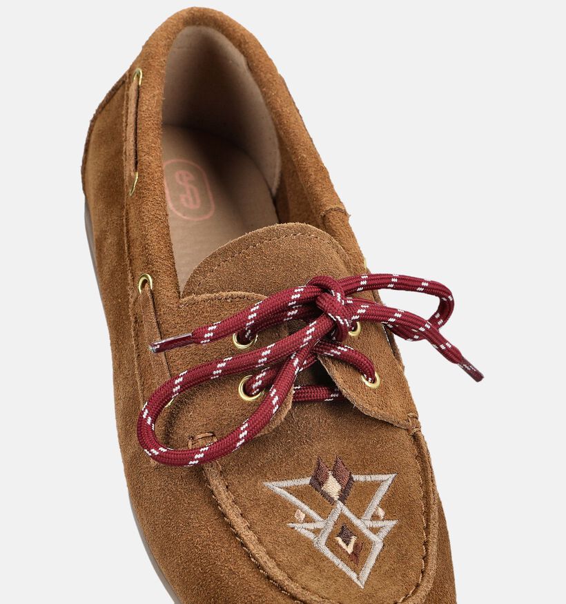 Shoecolate Chaussures plates en Cognac pour femmes (385093)