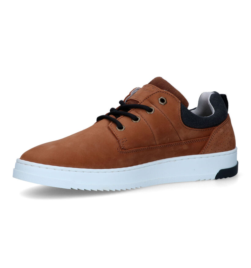 Bullboxer Chaussures à lacets en Cognac pour hommes (319440) - pour semelles orthopédiques