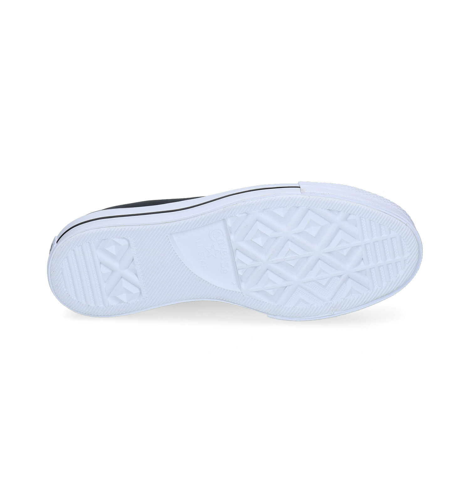 Witte all stars on sale leer