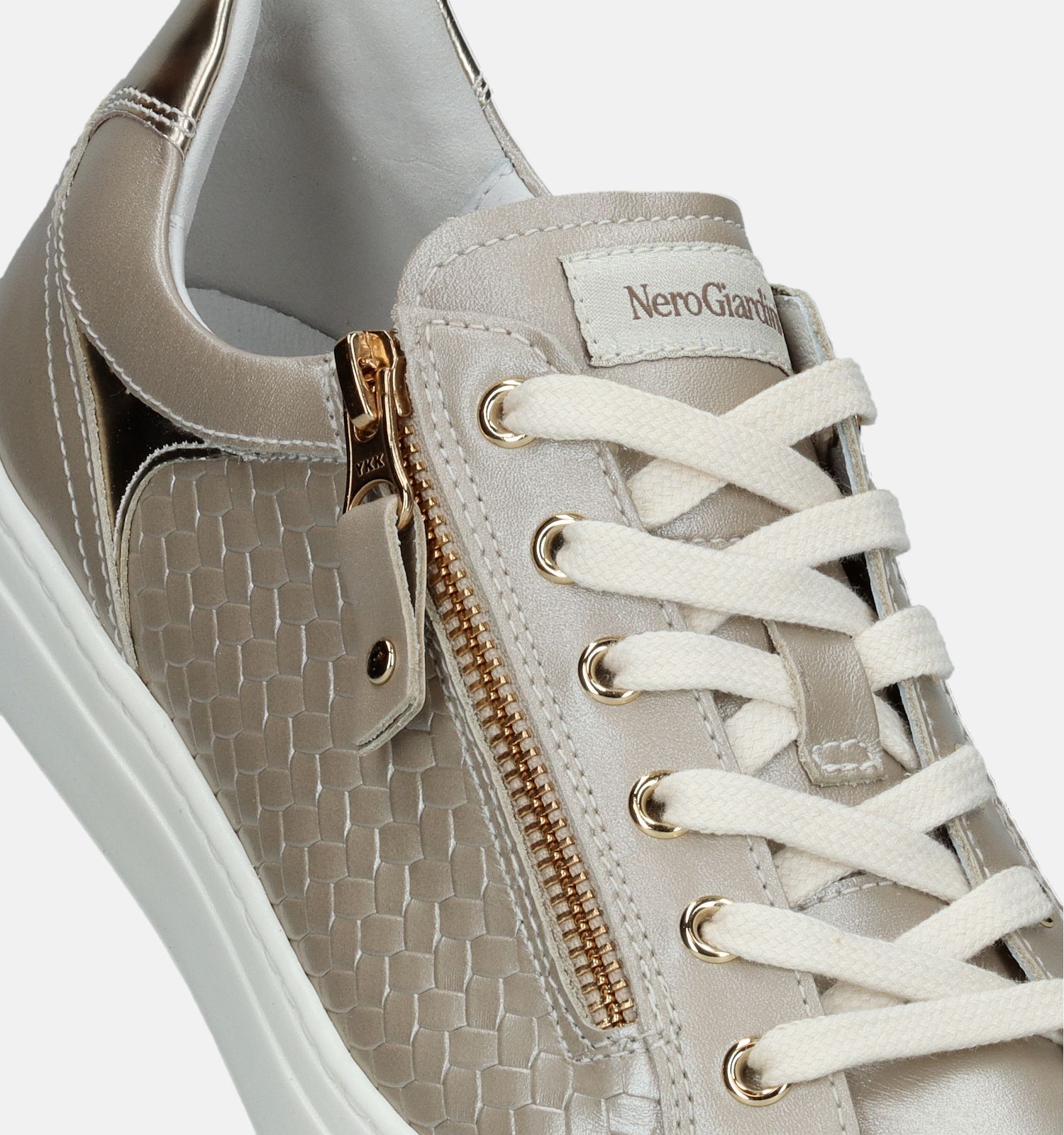 NeroGiardini Bronzen Sneakers Dames Sneakers Online op TORFS.BE