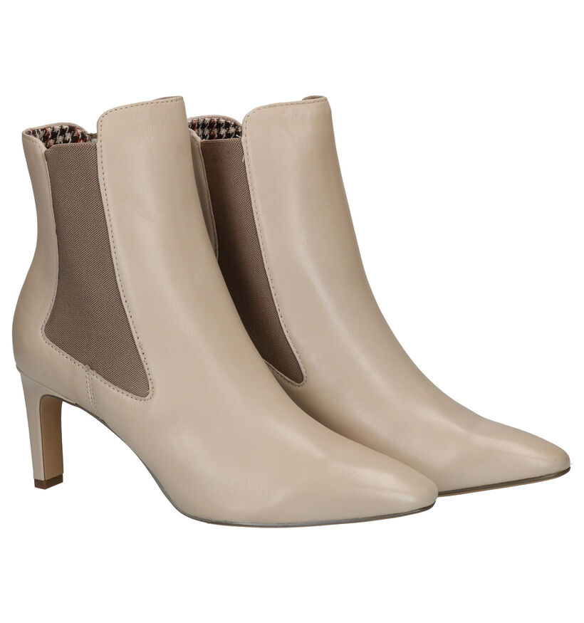 Tamaris TOUCH it Bottillons en Beige en cuir (280963)