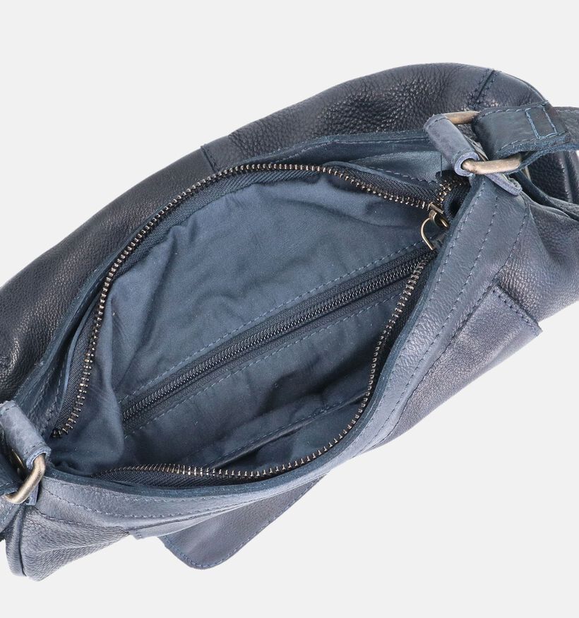 Bear Design Sac port&eacute; crois&eacute; en Bleu pour femmes (375820)