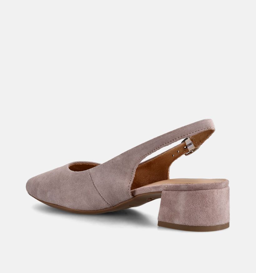 Tamaris Escarpins slingback en Taupe pour femmes (368207)
