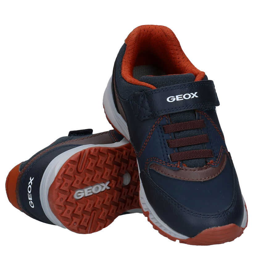 Geox Bernie Chaussures à Velcro en Noir en simili cuir (288718)