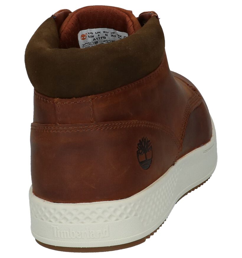 Timberland Cityroam Cupsole Chaussures hautes en Cognac en cuir (253694)