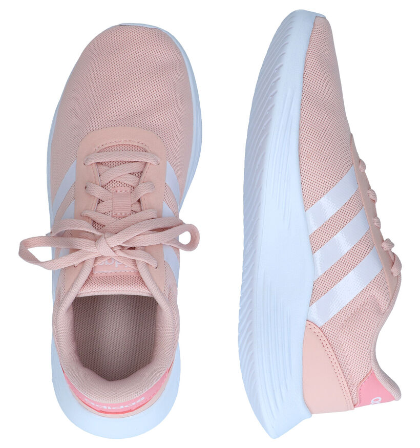 adidas Lite Racer 2.0 Baskets en Rose en simili cuir (293303)