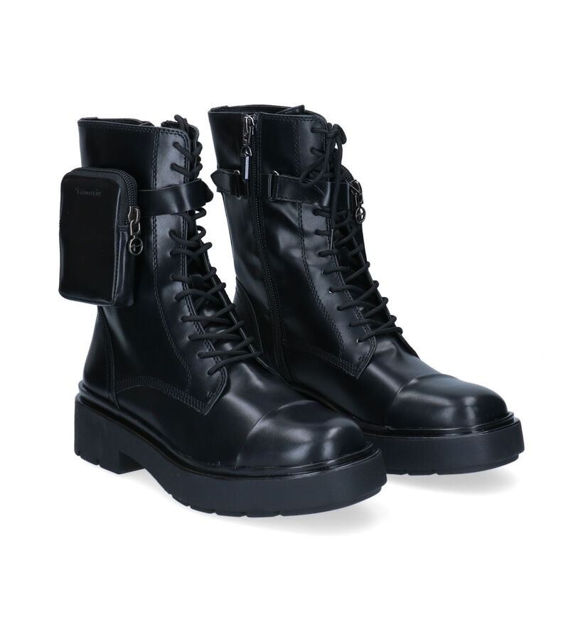 Tamaris Boots à lacets en Noir pour femmes (296816)