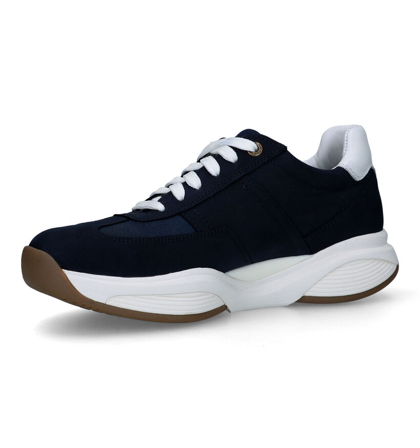 Xsensible SWX4 Blauwe Sneakers in nubuck (324834)