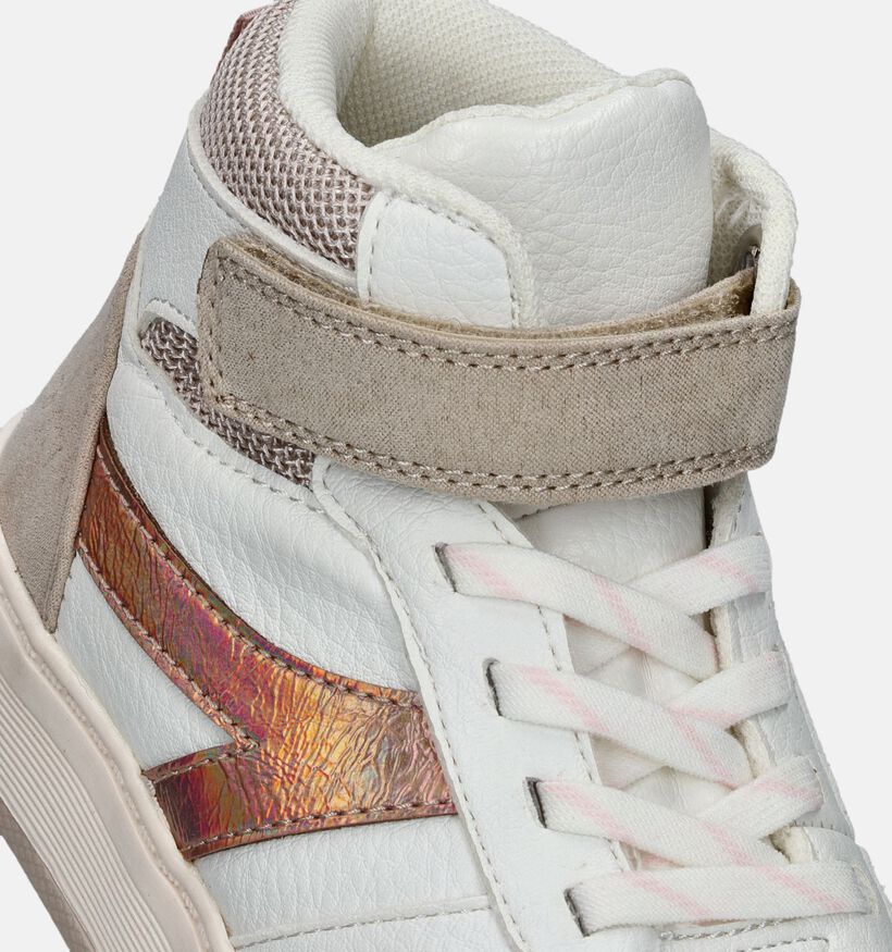 SJ Baskets montantes en Blanc pour filles (345517) - pour semelles orthopédiques