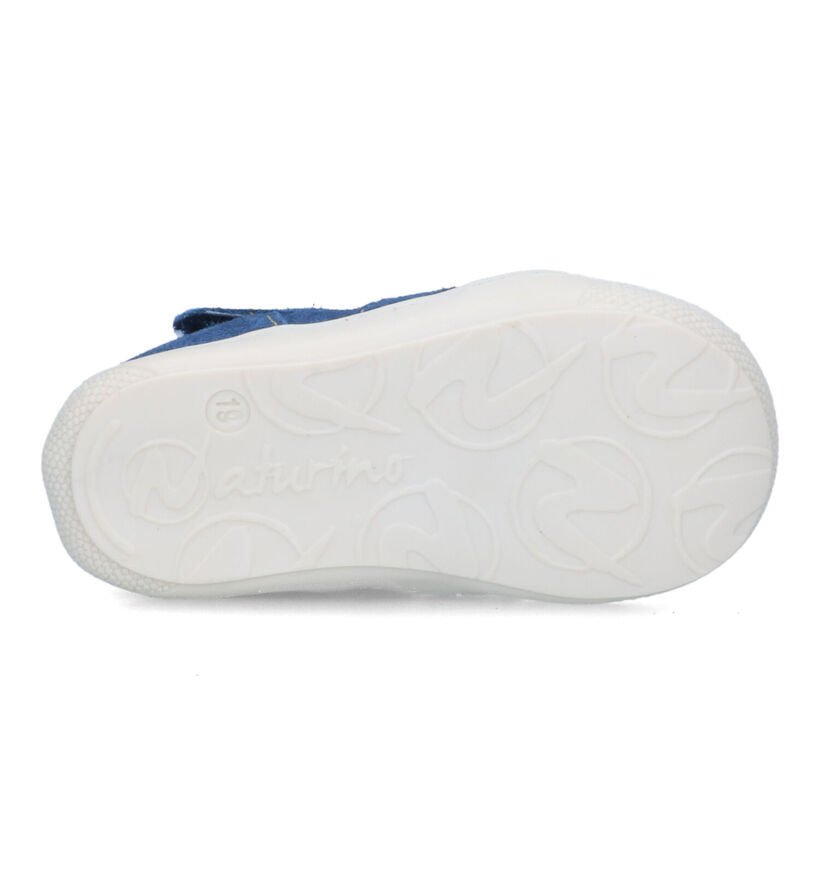 Naturino Bede Chaussures pour bébé en Bleu pour garçons (324064) - pour semelles orthopédiques