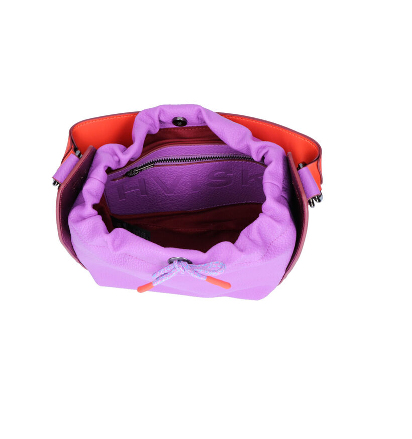 Hvisk League Small Vegan Sac à main en Violet pour femmes (318523)